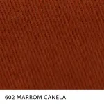 Sarja Supreme Peletizada para uniformes da MN Tecidos, cor lisa MARROM CANELA, com toque confortável e estrutura firme.