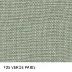 Tecido Linho Malta verde paris com aparência natural sofisticada