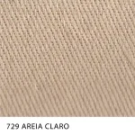 Sarja Supreme Peletizada para uniformes da MN Tecidos, cor lisa AREIA CLARO, com toque confortável e estrutura firme.