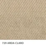 Sarja Winter Peletizada com elastano da MN Tecidos, cor lisa AREIA CLARO, ideal para uniformes profissionais resistentes.