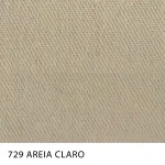 Tecido Sarja Spring Peletizada Span da MN Tecidos, cor lisa AREIA-CLARO, com elastano e acabamento peletizado.