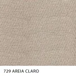Tecido Sarja Summer Peletizada Span da MN Tecidos, cor lisa AREIA-CLARO, com elastano e acabamento peletizado.