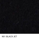 Sarja Supreme Peletizada para uniformes da MN Tecidos, cor lisa BLACK JET, com toque confortável e estrutura firme.
