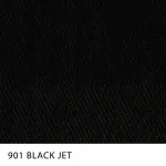 Tecido Sarja Soul Peletizada da MN Tecidos na cor BLACK-JET, cor lisa, com acabamento peletizado e alta resistência.