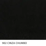 Tecido Sarja Spring Peletizada Span da MN Tecidos, cor lisa CINZA-CHUMBO, com elastano e acabamento peletizado.