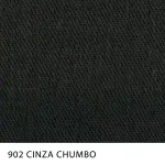 Tecido Sarja Summer Peletizada Span da MN Tecidos, cor lisa CINZA-CHUMBO, com elastano e acabamento peletizado.