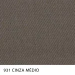 Tecido Sarja Spring Peletizada Span da MN Tecidos, cor lisa CINZA-MEDIO, com elastano e acabamento peletizado.
