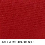 Tecido Sarja Spring Peletizada Span da MN Tecidos, cor lisa VERMELHO-CORACAO, com elastano e acabamento peletizado.