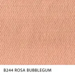 Tecido Sarja Summer Peletizada Span da MN Tecidos, cor lisa ROSA-BUBBLEGUM, com elastano e acabamento peletizado.