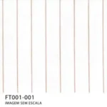 Tecido Tricoline Berlin Span FT listrado em tom rosado com fundo claro