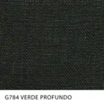 Tecido Linho Malta verde profundo com textura natural elegante
