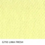 Sarja Winter Peletizada com elastano da MN Tecidos, cor lisa LIMA FRESH, ideal para uniformes profissionais resistentes.