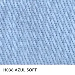 Sarja Supreme Peletizada para uniformes da MN Tecidos, cor lisa AZUL SOFT, com toque confortável e estrutura firme.
