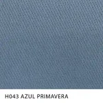Tecido Sarja Spring Peletizada Span da MN Tecidos, cor lisa AZUL-PRIMAVERA, com elastano e acabamento peletizado.