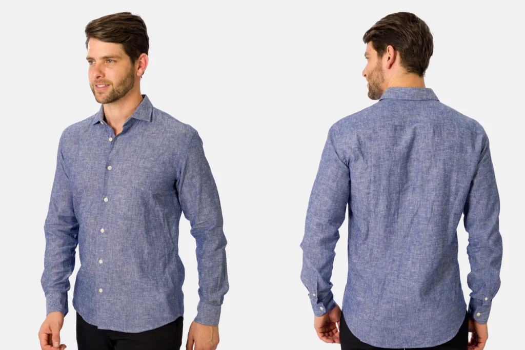 Camisa em Linho Pienza MN Tecidos — leveza, elegância e caimento ideal para moda masculina