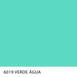 Tecido Gabardine Premium 1215 de algodão da MN Tecidos, cor lisa VERDE ÁGUA, com estrutura encorpada e resistência ao cloro