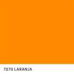 Tecido Gabardine Premium 1215 de algodão da MN Tecidos, cor lisa LARANJA, com estrutura encorpada e resistência ao cloro.