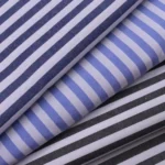 Tecido Tricoline Work City Lab Stripes MN Tecidos com toque leve e composição mista, ideal para camisas e uniformes profissionais.