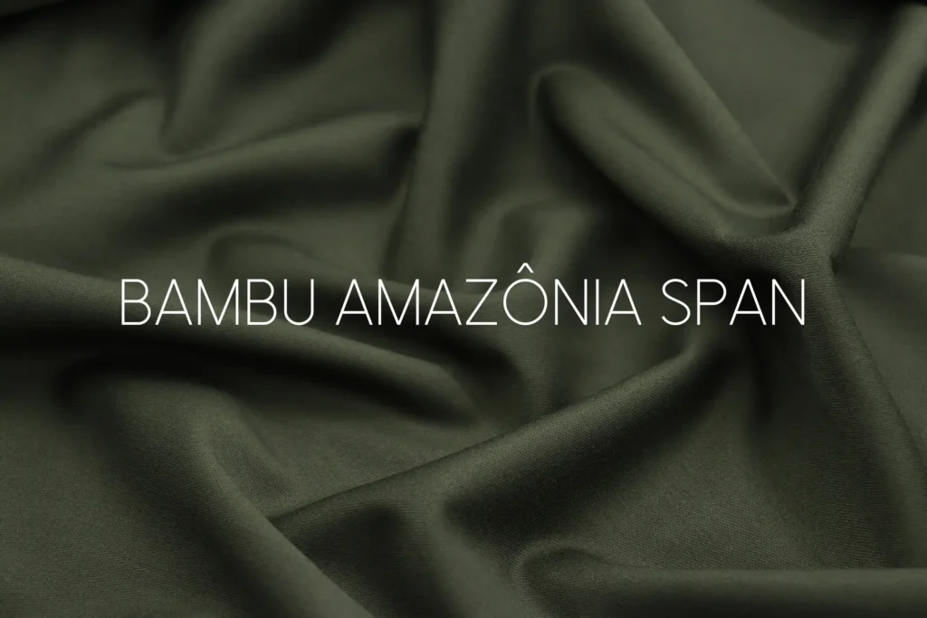 Tecido Bambu Amazônia Span — conforto, toque macio e caimento elegante Tecido Bambu Amazônia Span verde — MN Tecidos