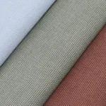 detalhe do tecido bambu dobby span maquinetado